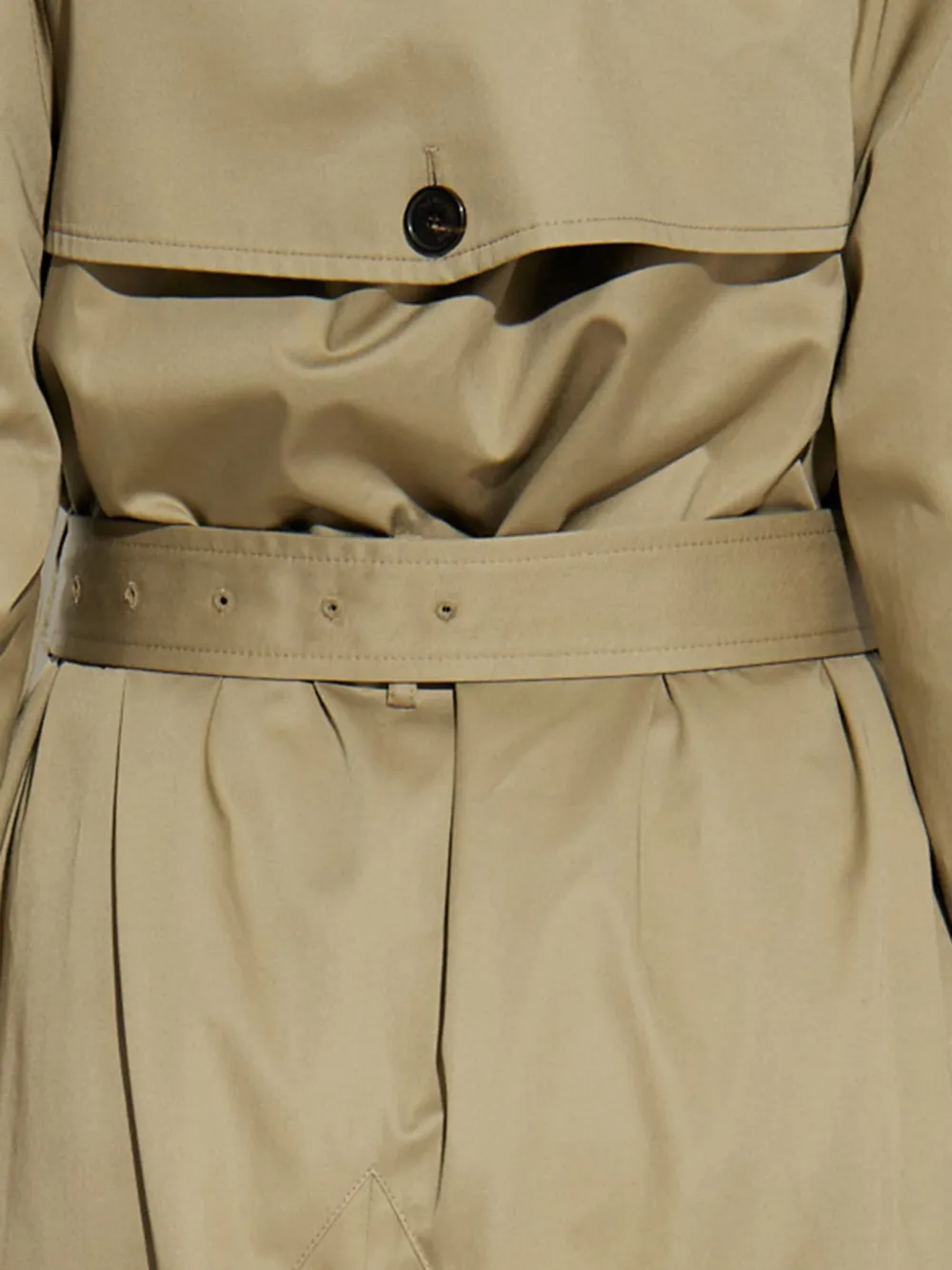 Balenciaga Trenchcoat met ceintuur Beige