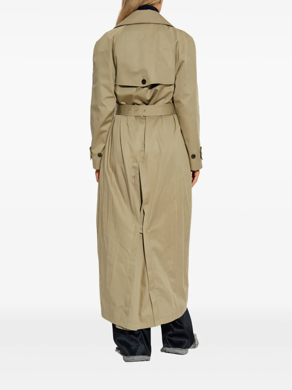 Balenciaga Trenchcoat met ceintuur Beige