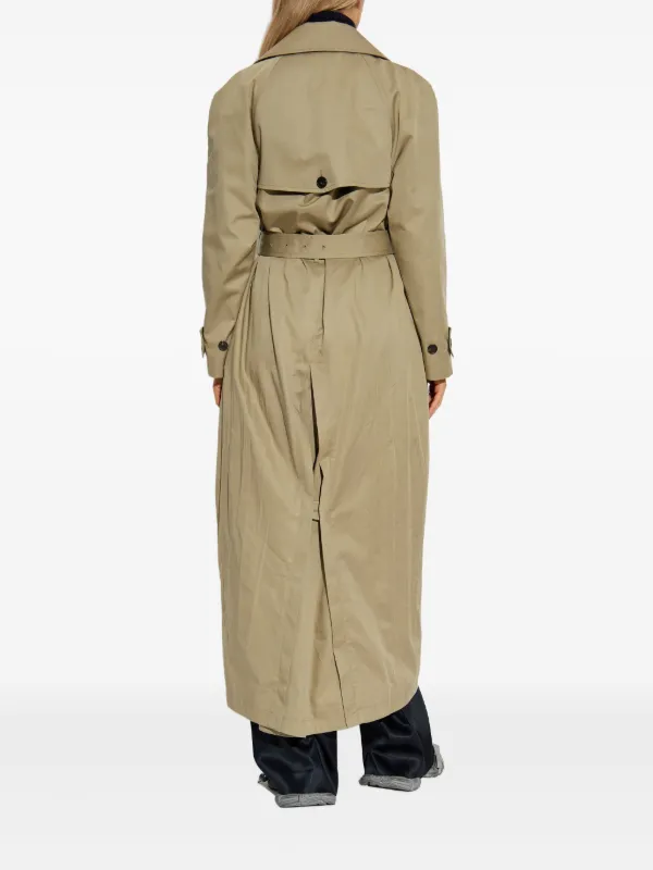 Balenciaga ダブルブレスト トレンチコート | ニュートラル | FARFETCH JP