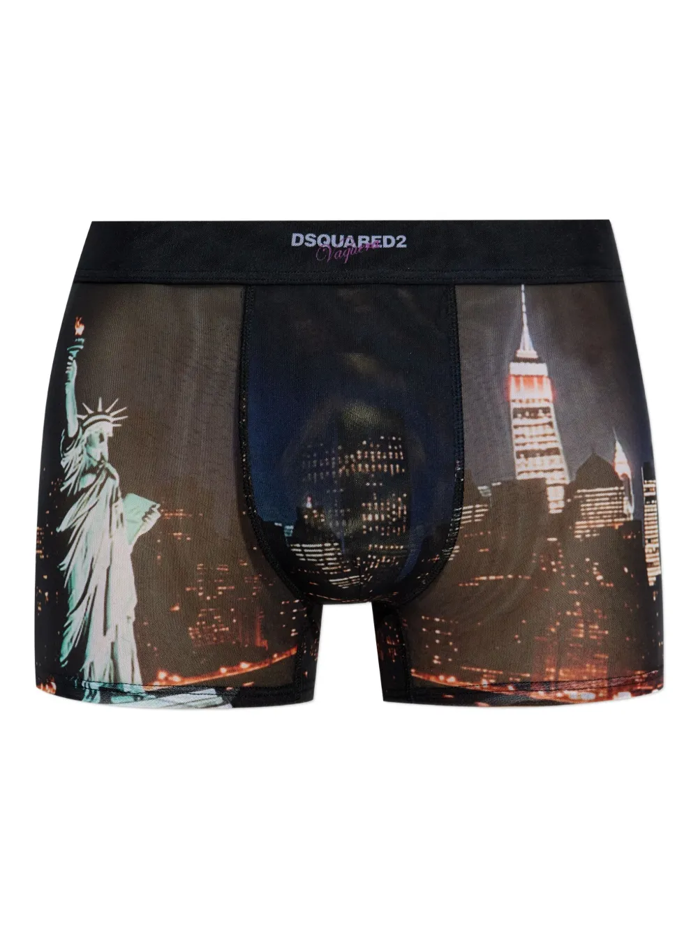 DSQUARED2 printed logo-waistband boxers | Black | Image 1