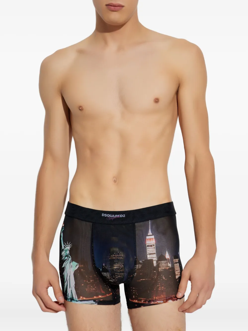 DSQUARED2 printed logo-waistband boxers | Image 2