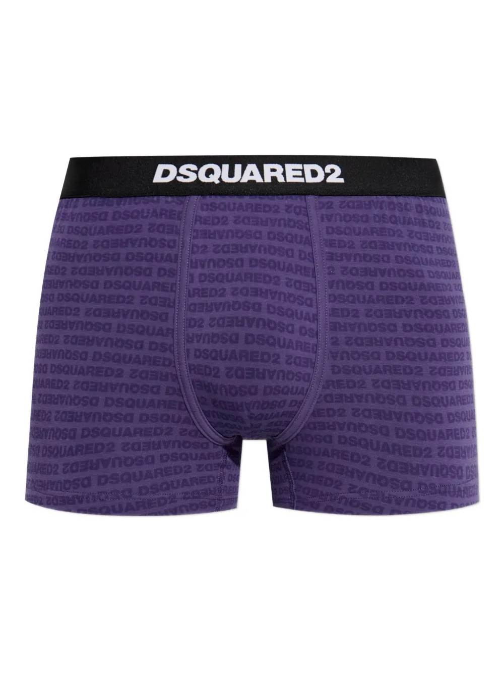 Dsquared2 Logo-pattern Boxers In Purple