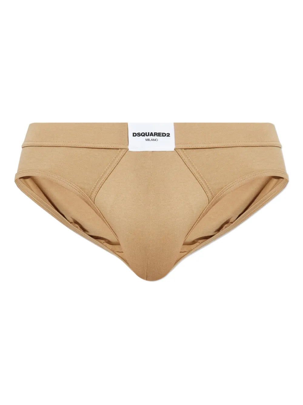 DSQUARED2 Slip mit Logo-Patch | Nude | Image 1