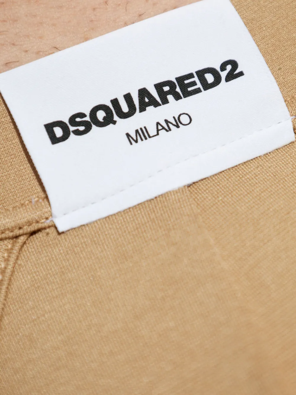 Dsquared2 Logo-patch Briefs In Neutral