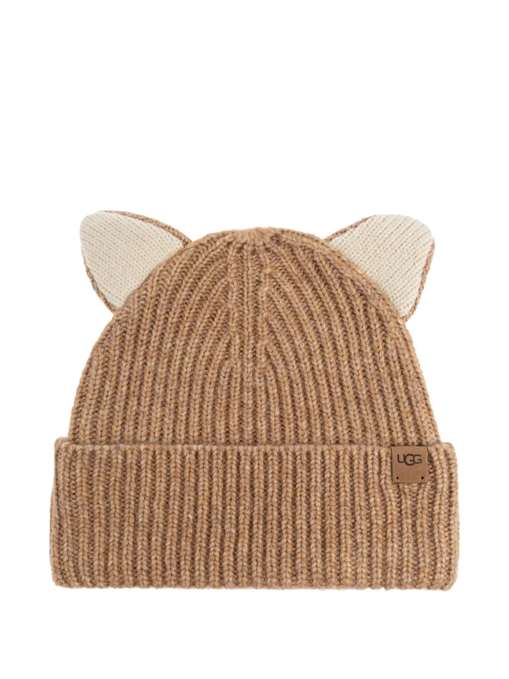 Ugg Ribbed Beanie In Brown