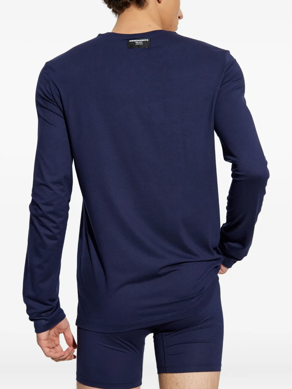 Dsquared2 Long-sleeved T-shirt In Blue