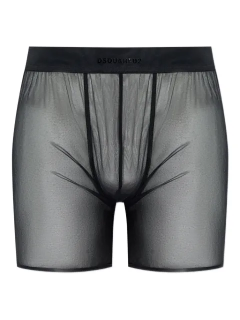 DSQUARED2 logo-detail mesh boxers 