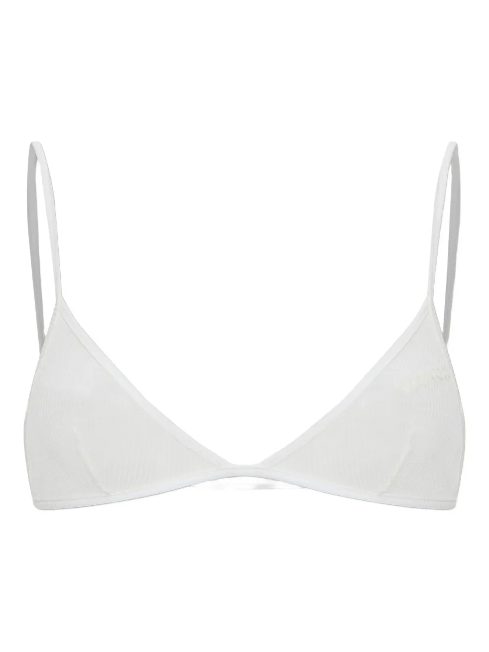 Dsquared2 Logo-embroidered Bra In White