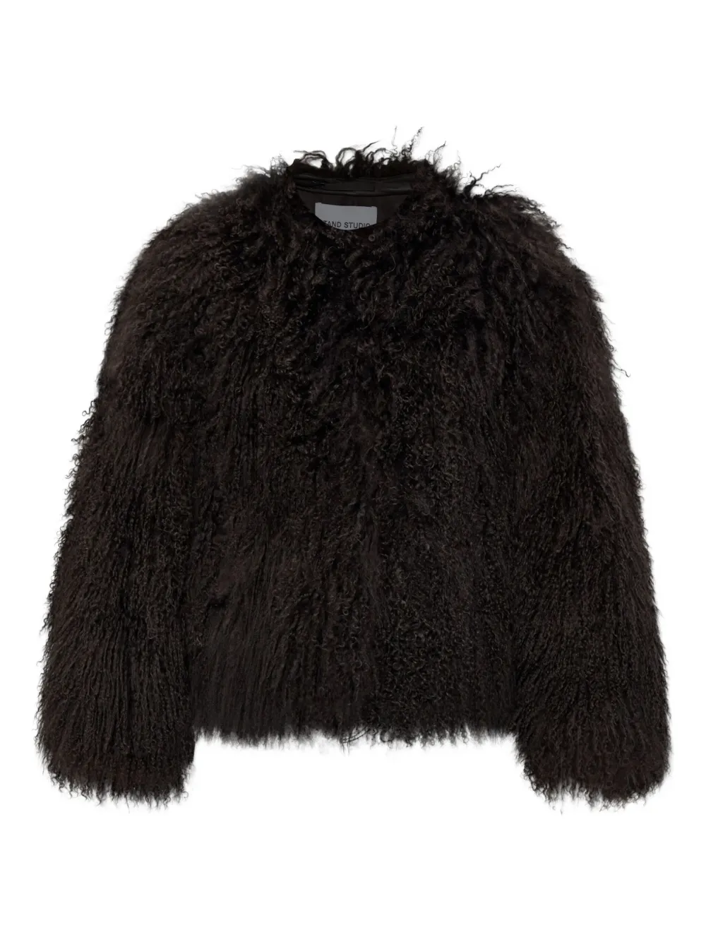 STAND STUDIO lamb-fur jacket | Brown | Image 1