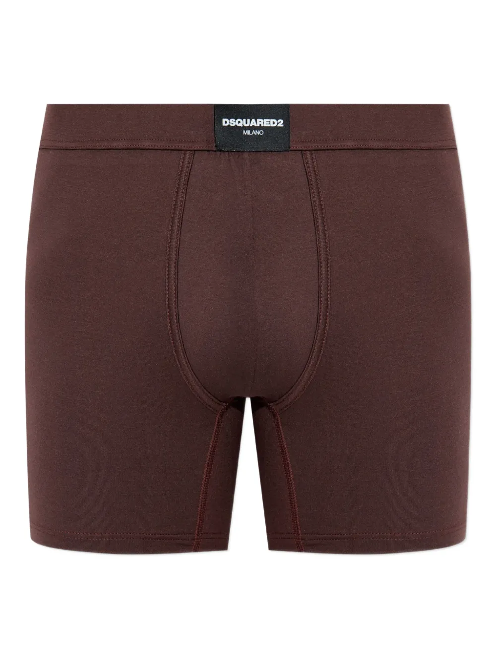 DSQUARED2 logo-patch boxers | Brown | Image 1