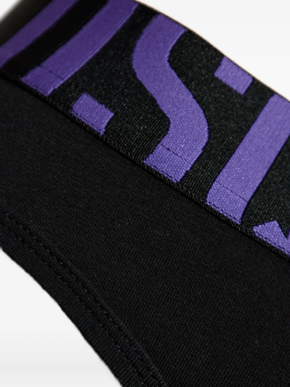 Dsquared2 Logo-waistband Briefs In Black