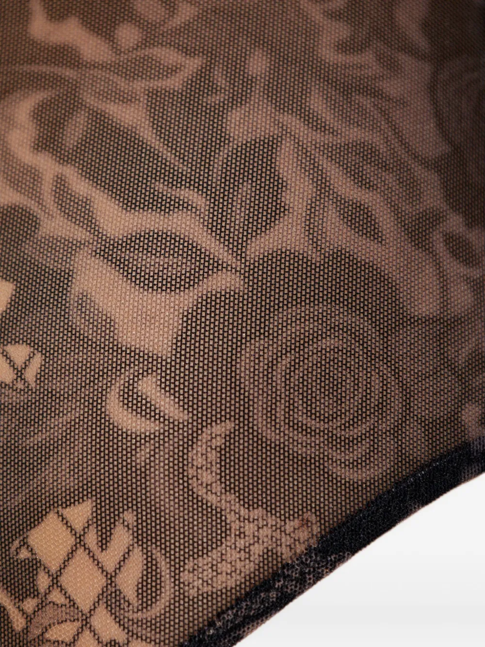 Dsquared2 Graphic-print Bodysuit In Brown