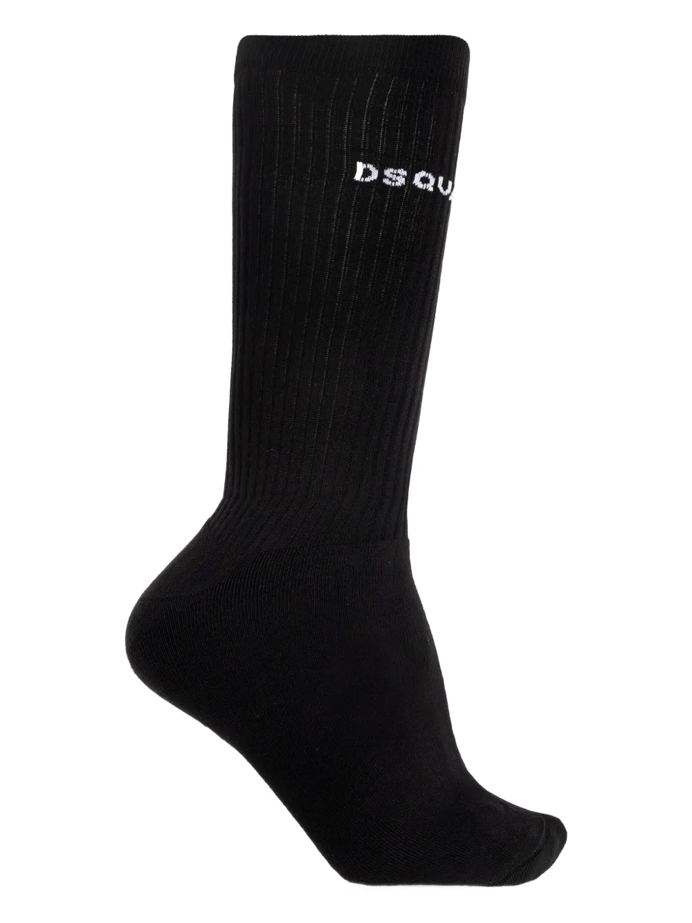 DSQUARED2 logo-knit ribbed socks | Image 2