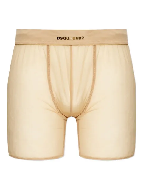 DSQUARED2 logo-detail mesh boxers 