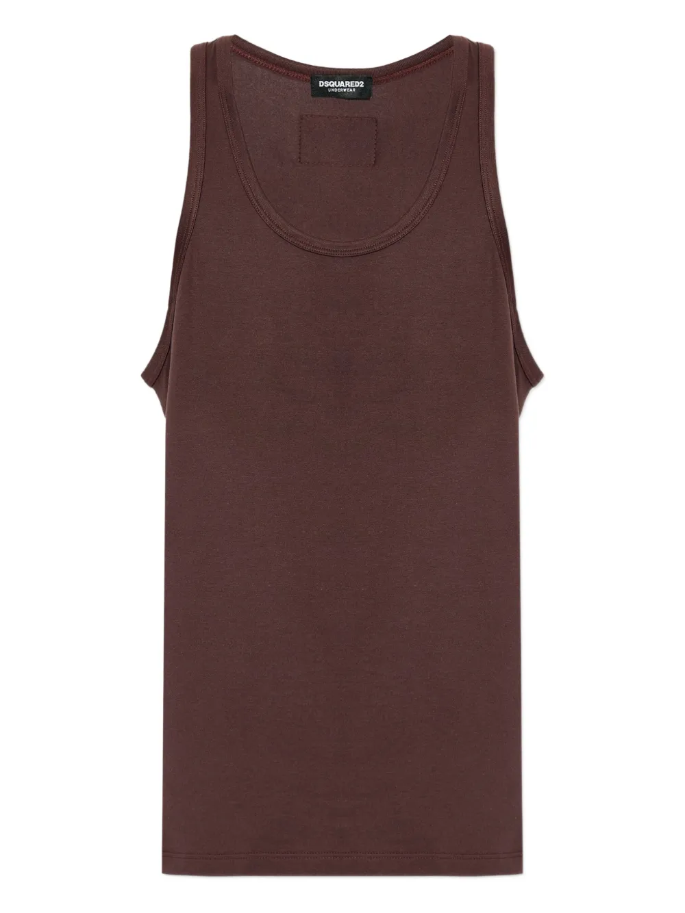 DSQUARED2 logo-patch vest | Brown | Image 1