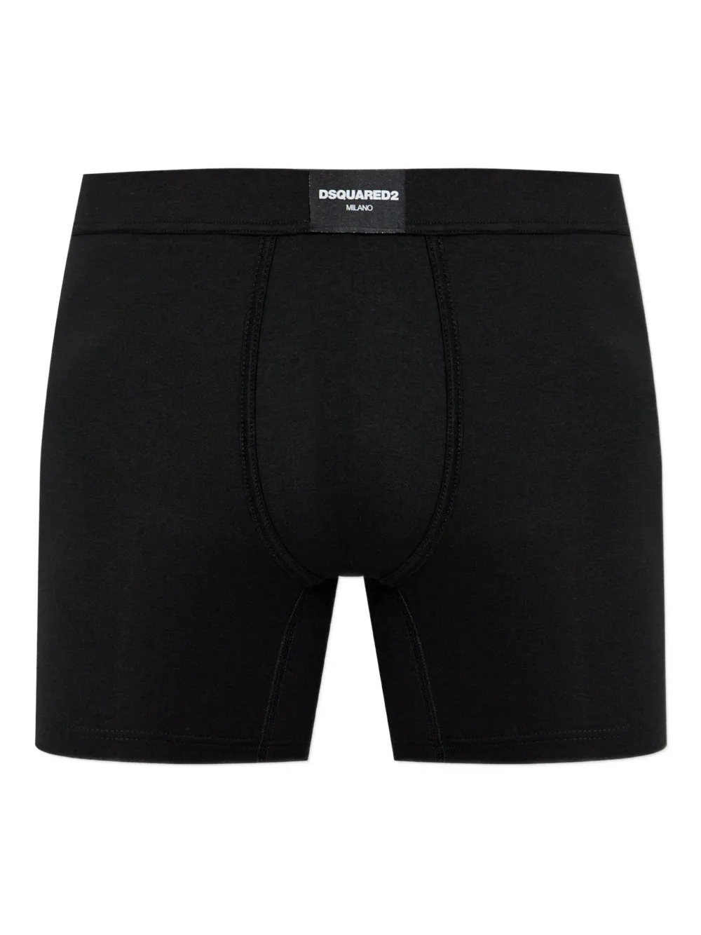 Dsquared2 Logo-patch Boxers In Black