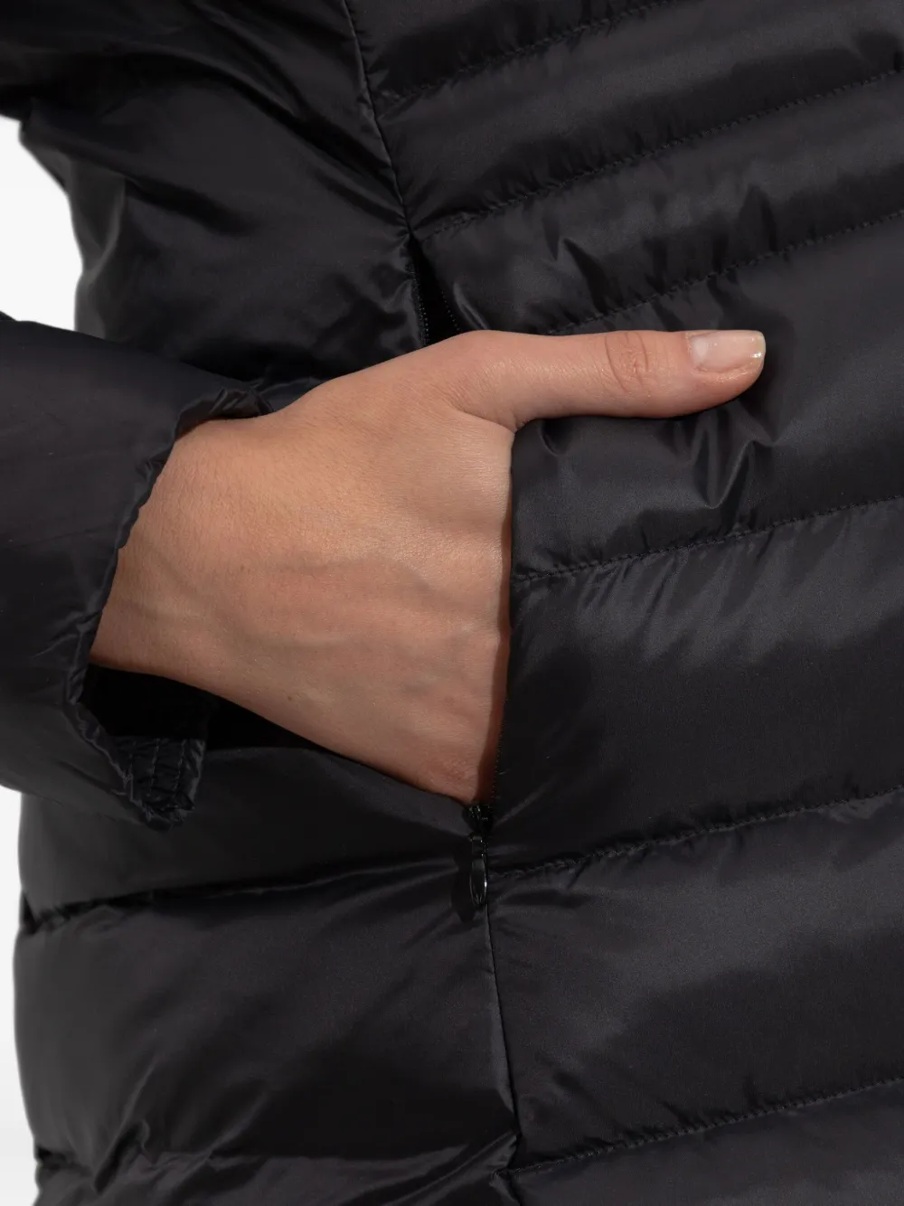 Ea7 Hooded Jacket In Black