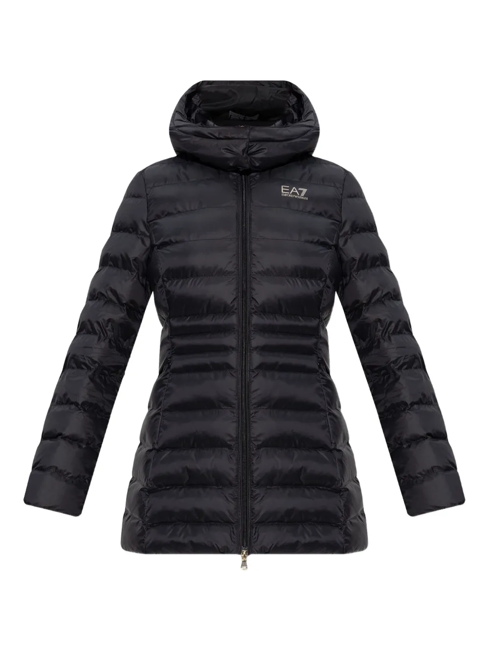 Ea7 Hooded Jacket In Black