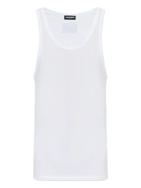 DSQUARED2 logo-patch vest 