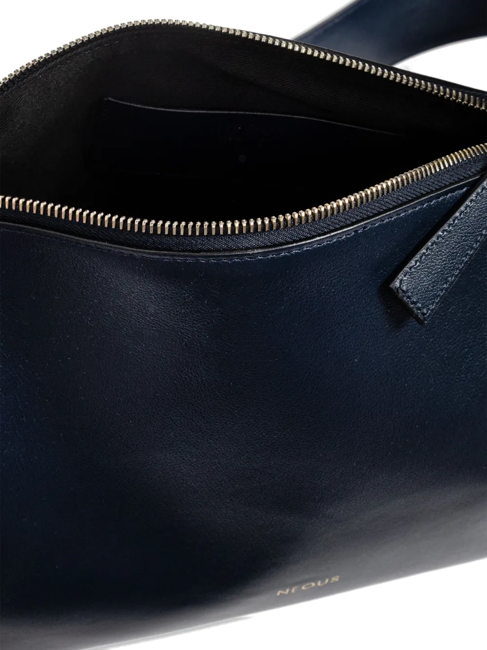 Neous Scorpius Zip Leather Tote Bag In Blue