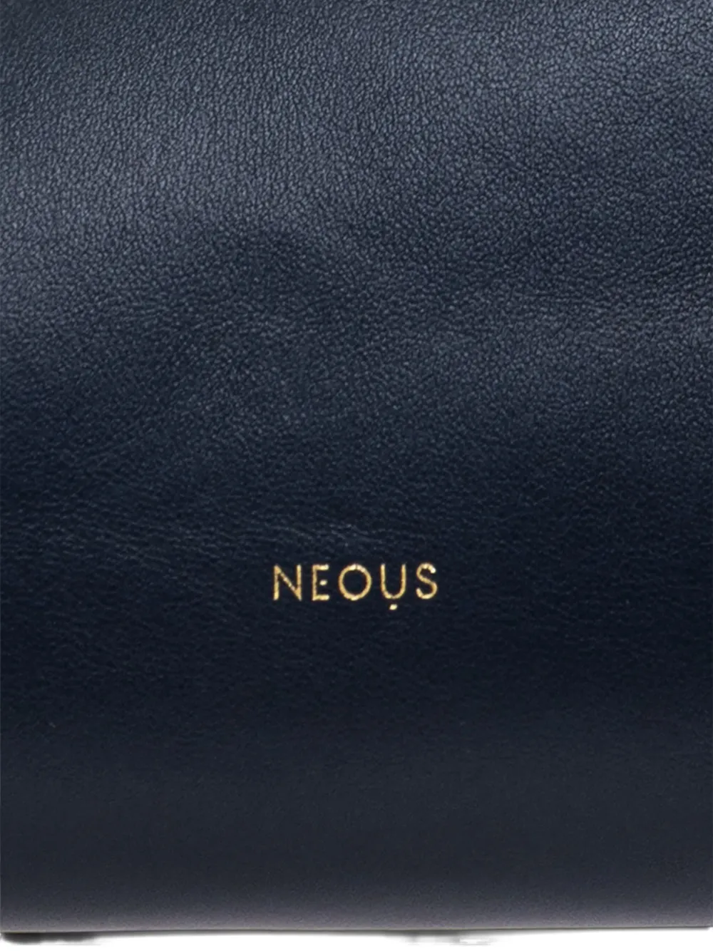 Neous Scorpius Zip Leather Tote Bag In Blue