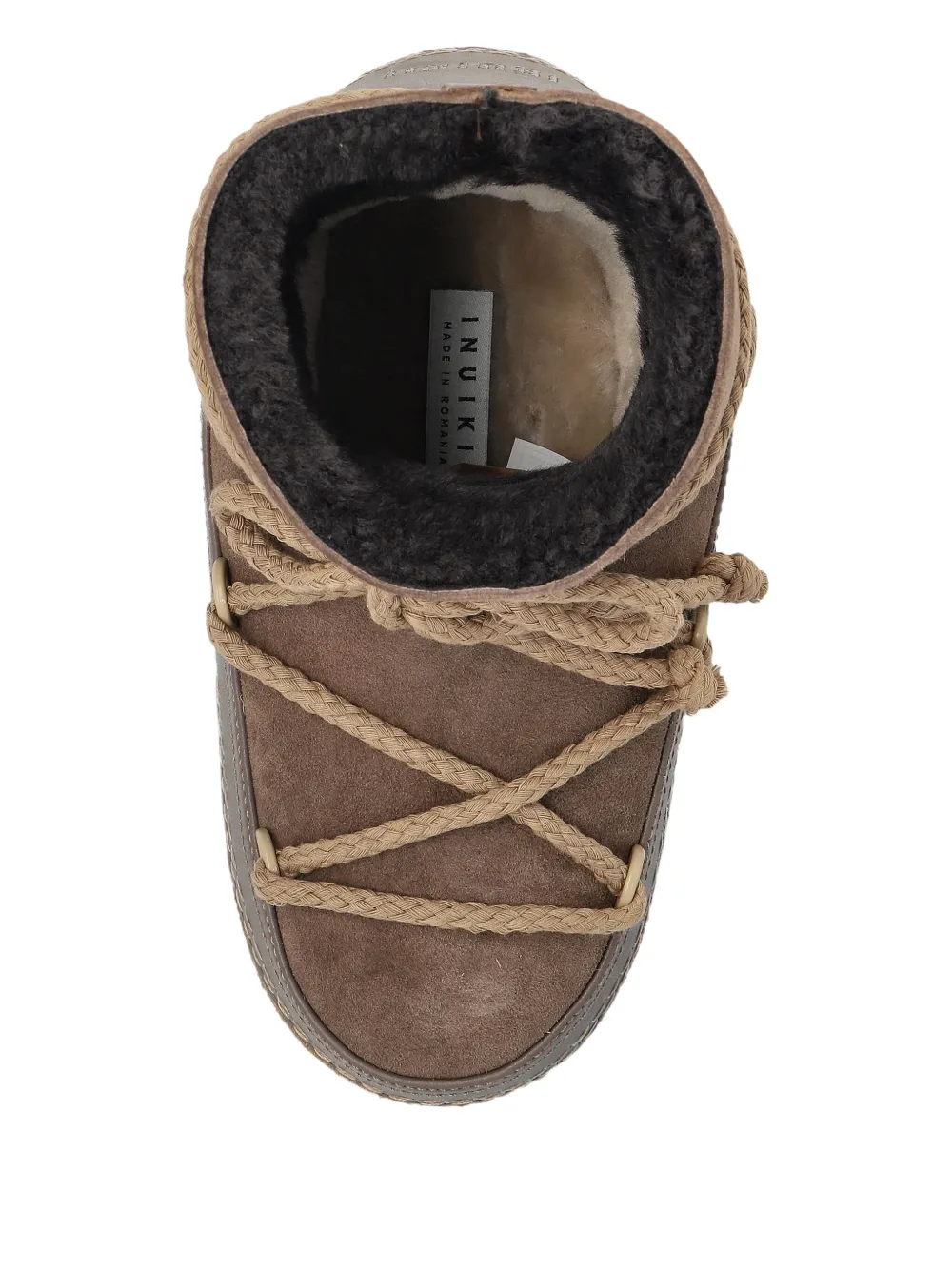 Inuikii Sneakers met touw detail Bruin