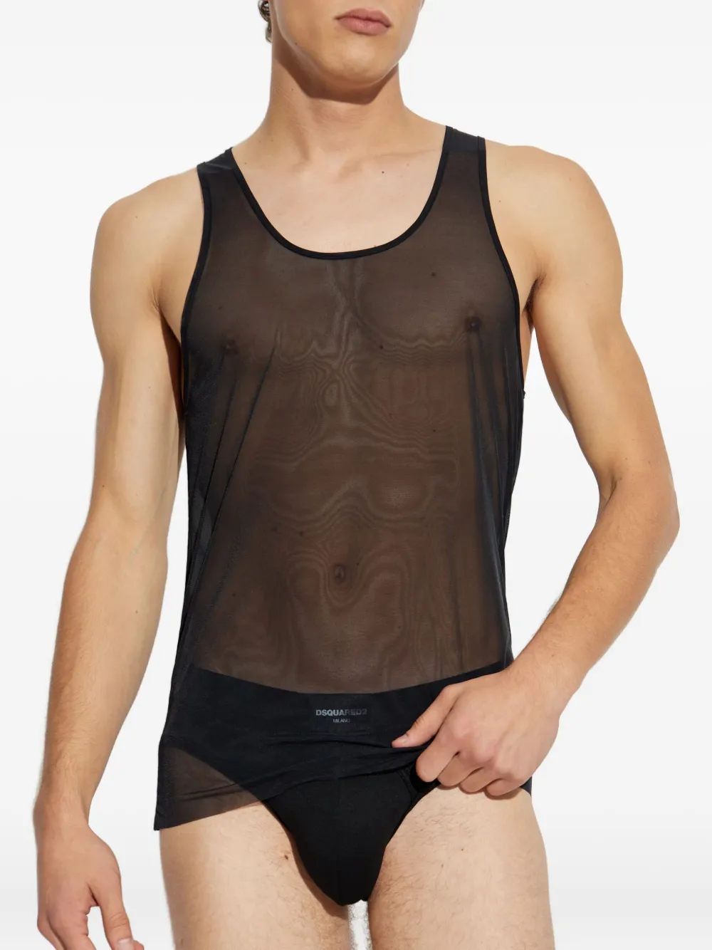 DSQUARED2 mesh tank top | Vests & Tank Tops | Image 2