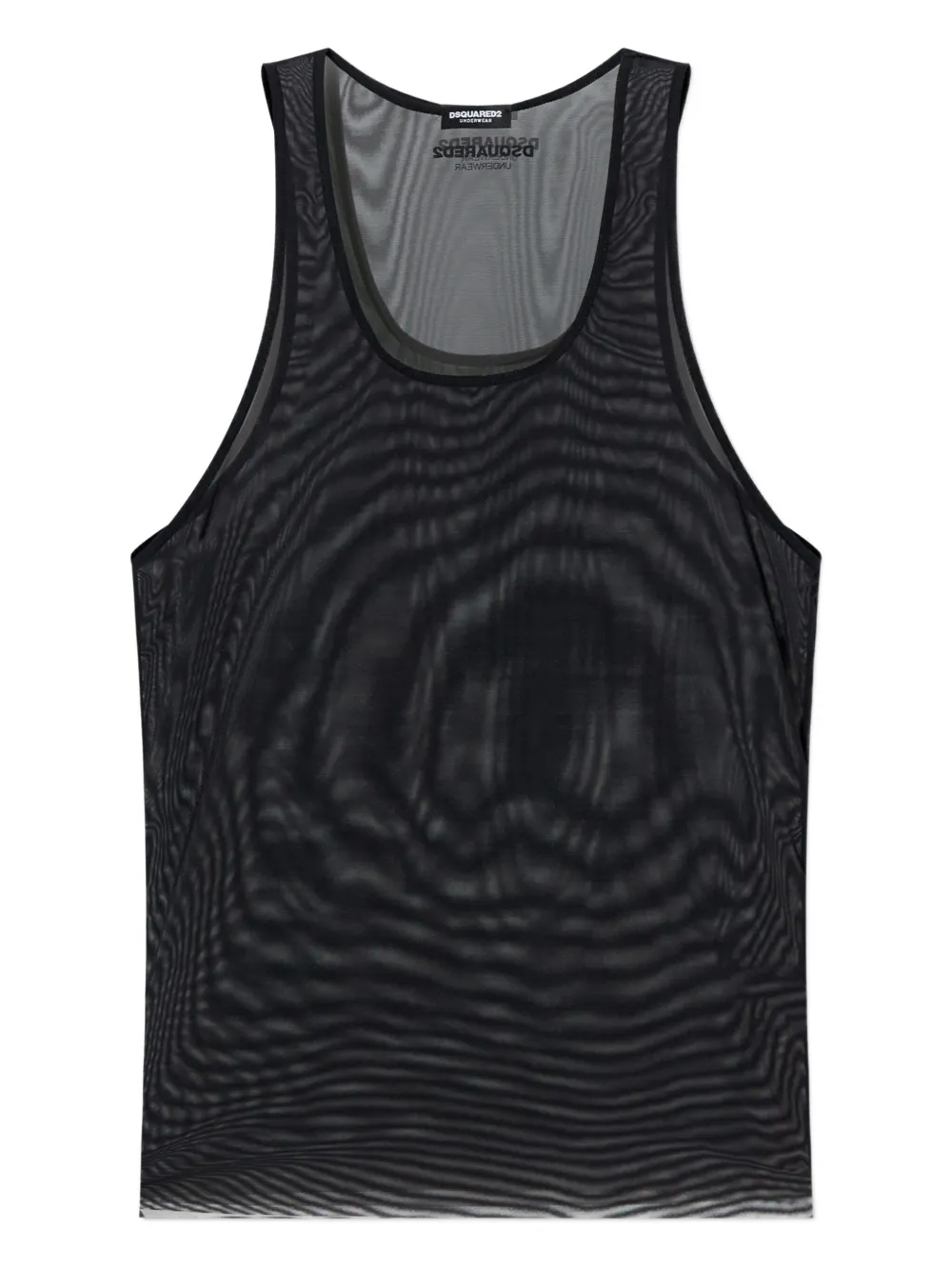 DSQUARED2 mesh tank top | Black | Image 1