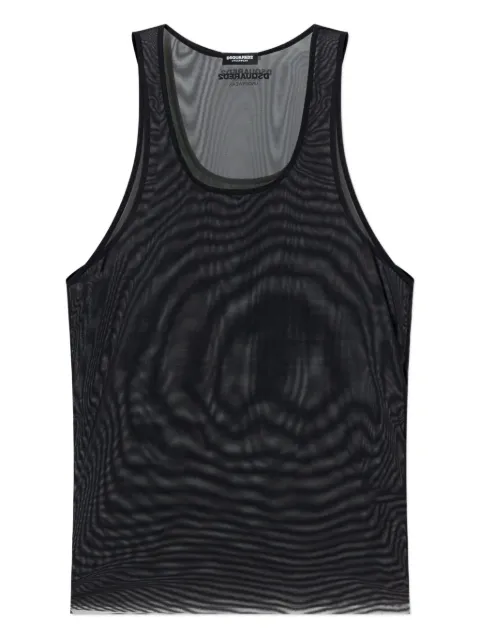 DSQUARED2 mesh tank top 