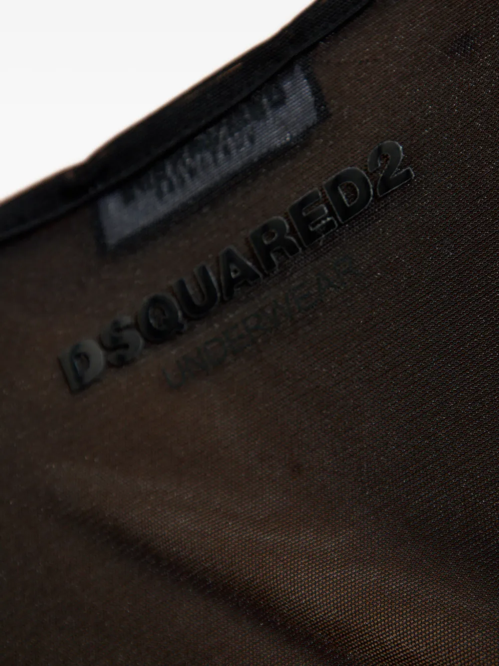 Dsquared2 Mesh Tank Top In Black