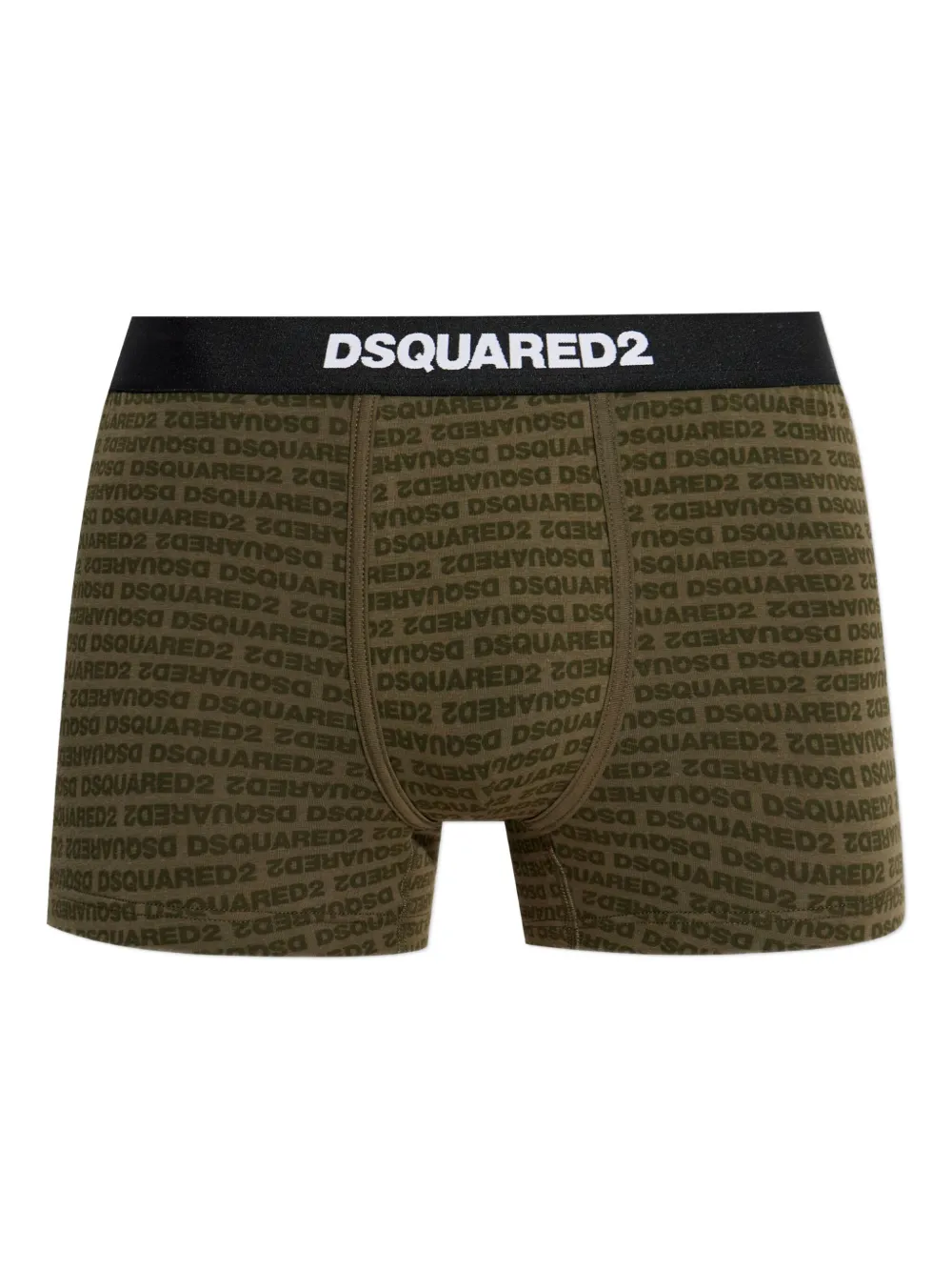 Dsquared2 Logo-pattern Boxers In Green