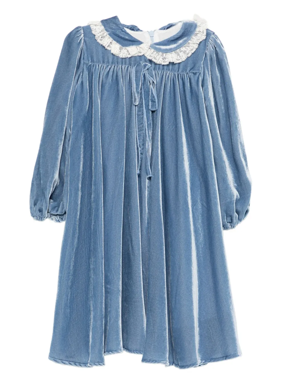 La Stupenderia lace-collar dress | Blue | Image 1