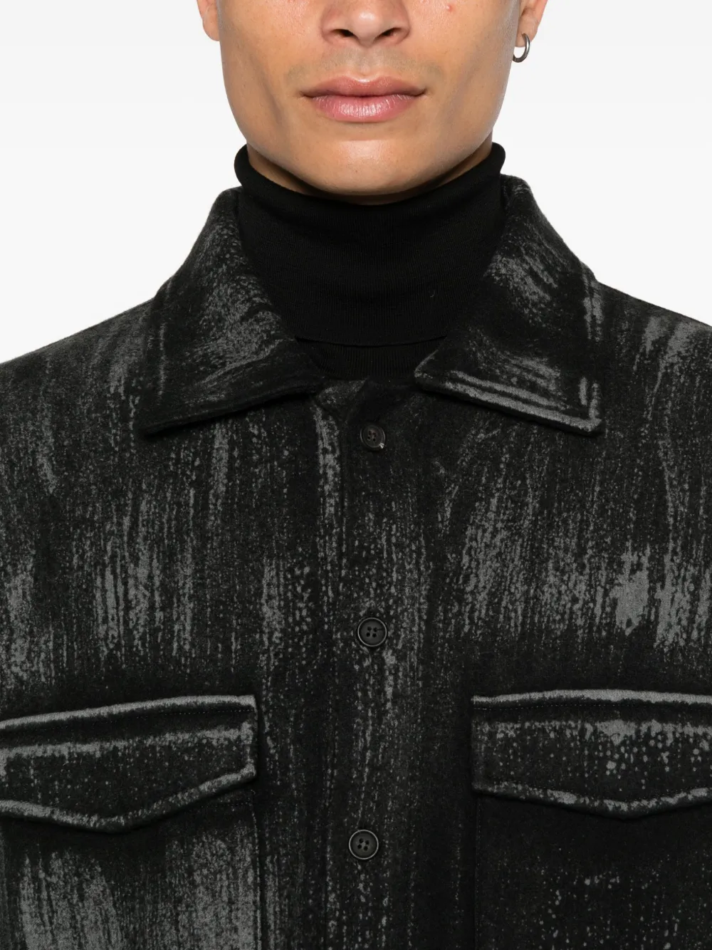 Avant Toi Jack van merinoblend Zwart