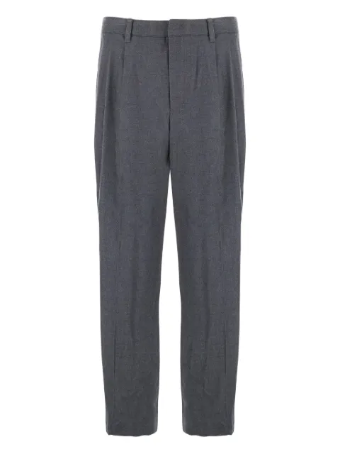 DUNST pleated-front trousers