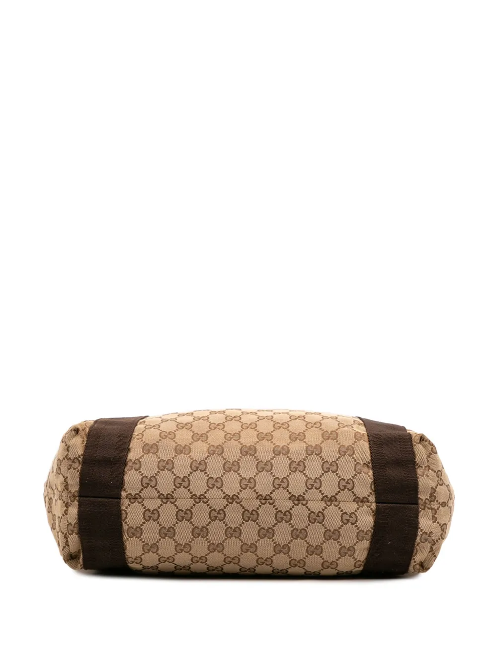 Pre-owned Gucci 2016-2025 Gg Canvas Tote Bag In Brown