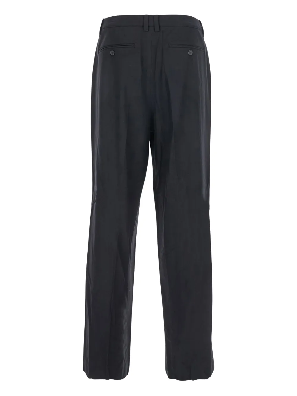 Dunst Pleated-front Trousers In Black