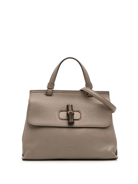 Gucci Pre-Owned 2016-2025 Small Leather Bamboo Daily satchel