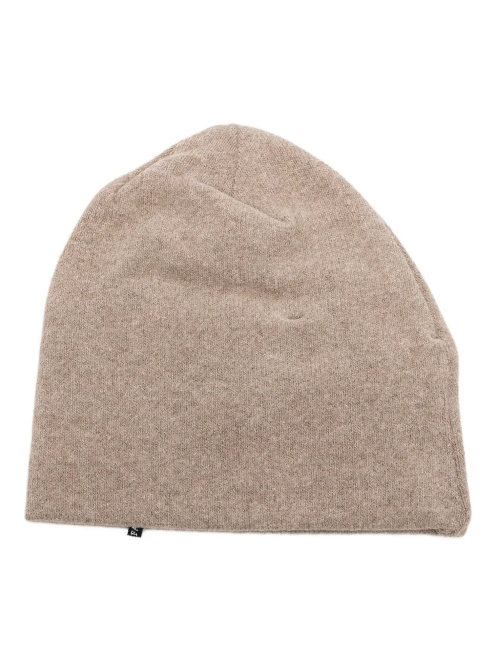 Album Di Famiglia Kids logo-label beanie - Beige