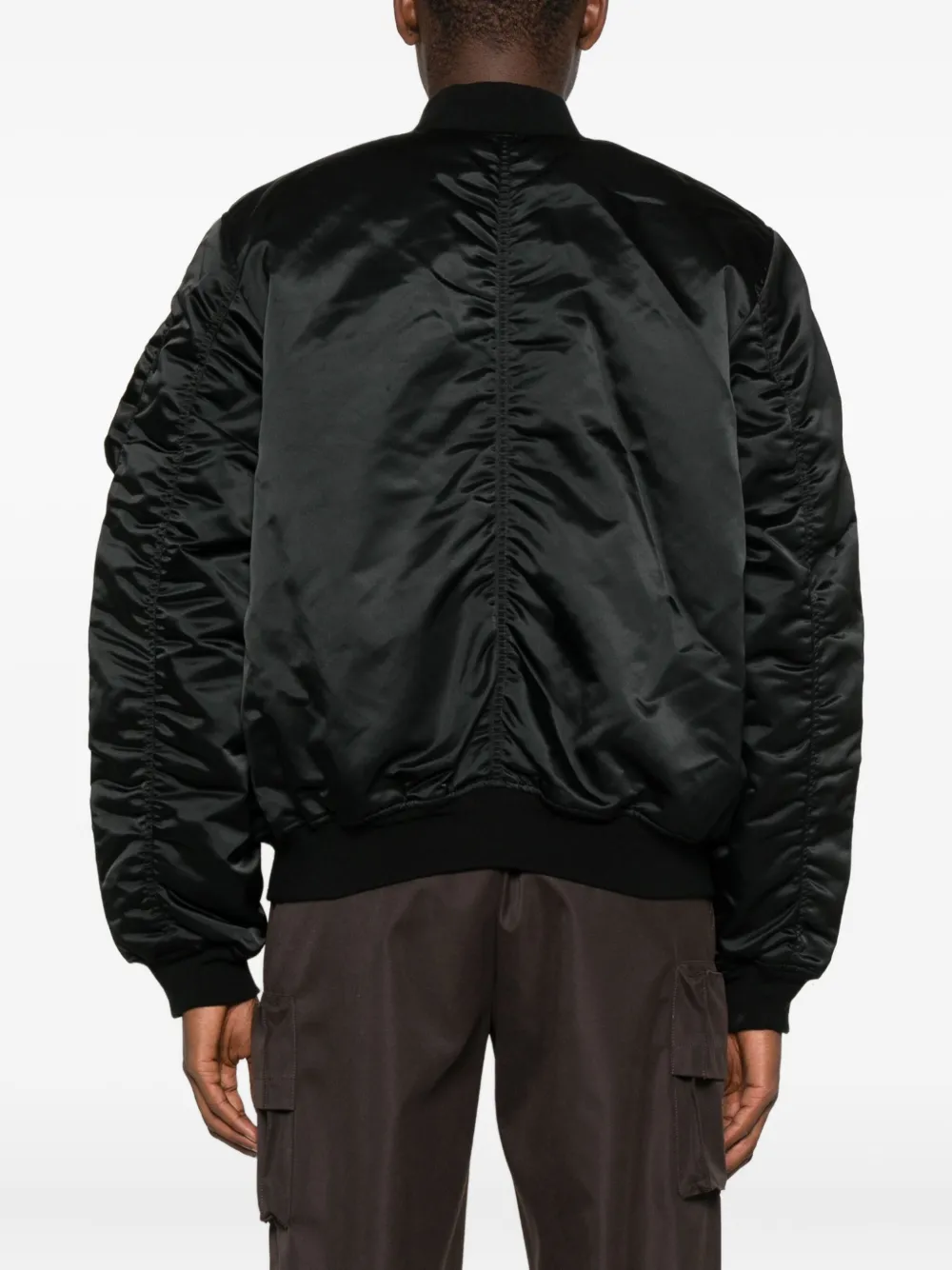 Alpha Industries MA-1 UV jack met rits Zwart