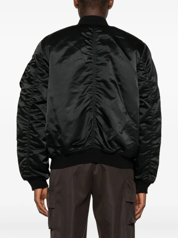 Alpha Industries MA-1 UV ジップジャケット | ブラック | FARFETCH JP