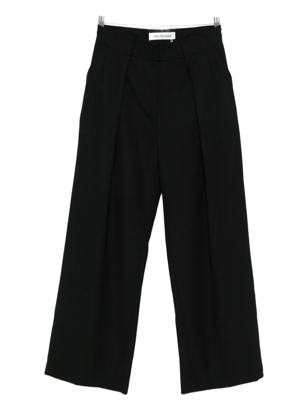 Won Hundred Lulu Pleated Trousers In Black