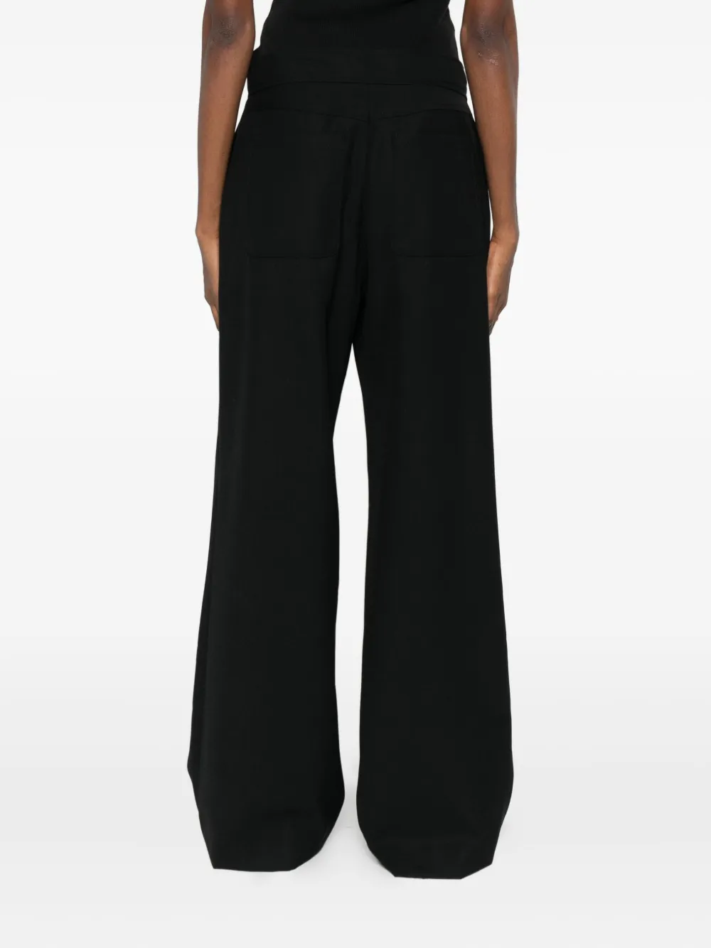 Won Hundred Lulu Pleated Trousers In Black