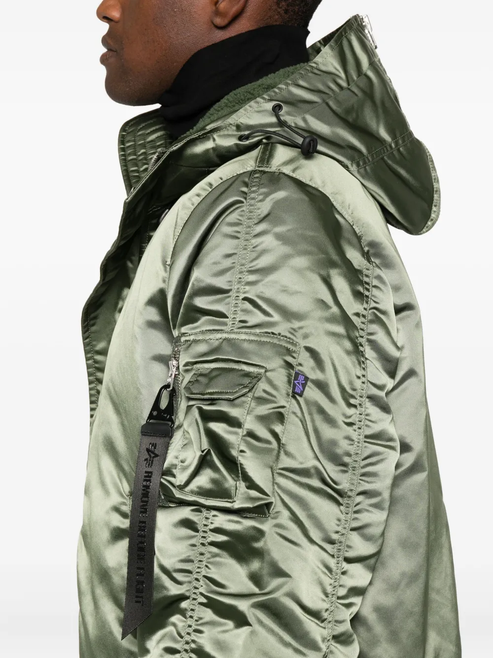 Alpha Industries N-2b Base Jacket In Green