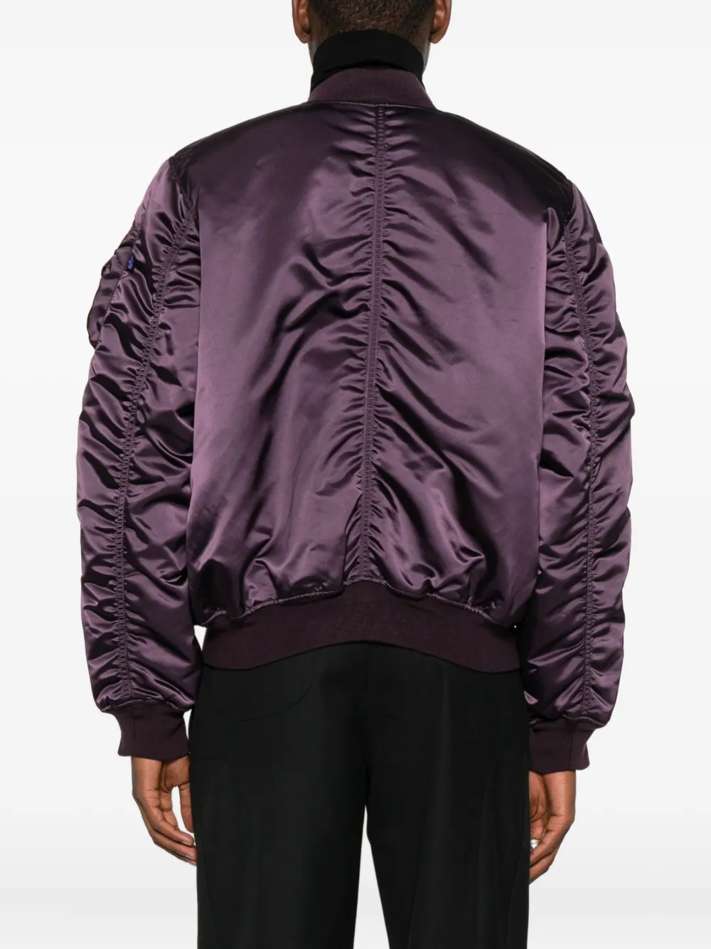 Alpha Industries MA-1 UV jack met rits Paars