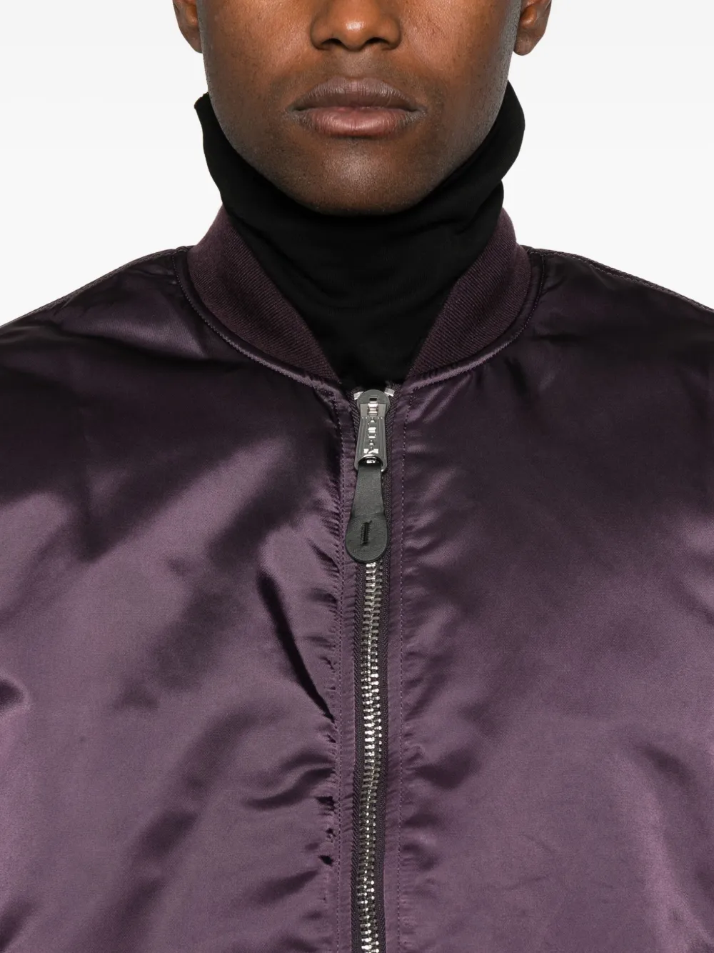 Alpha Industries MA-1 UV jack met rits Paars