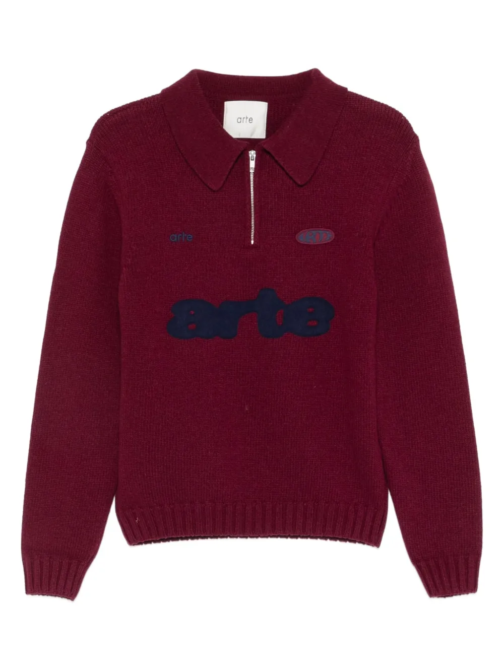 Arte Antwerp suéter con aplique del logo | rojo | Image 1
