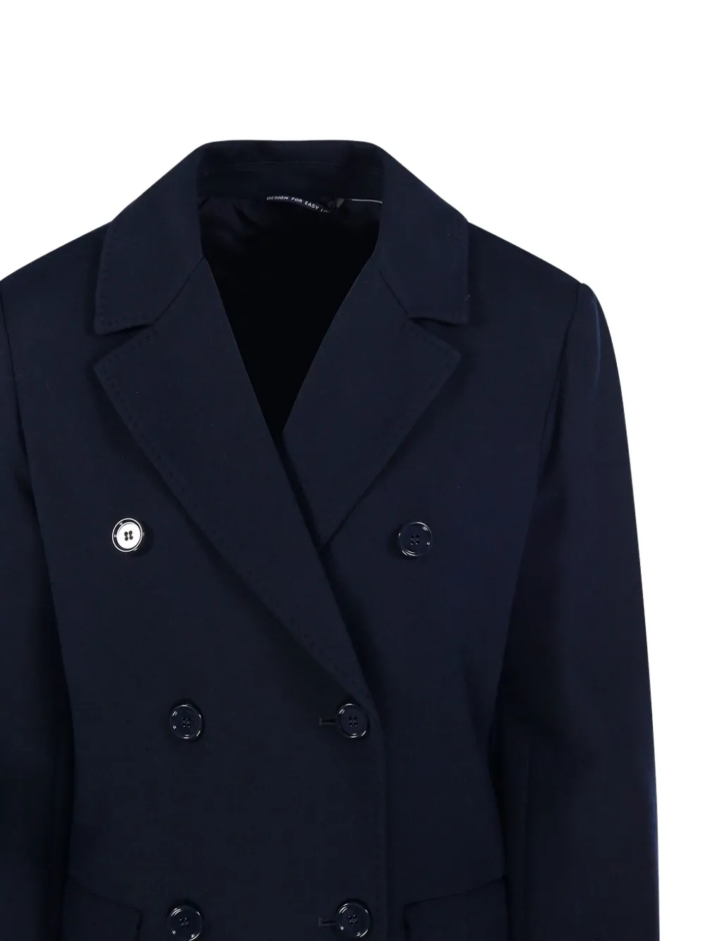 'S Max Mara Jas met dubbele rij knopen Zwart