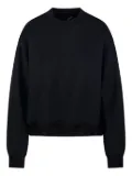 RE CODE open-back crew-neck sweater - Black
