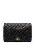 CHANEL Pre-Owned 2011 Maxi Classic Lambskin Double Flap shoulder bag - Black