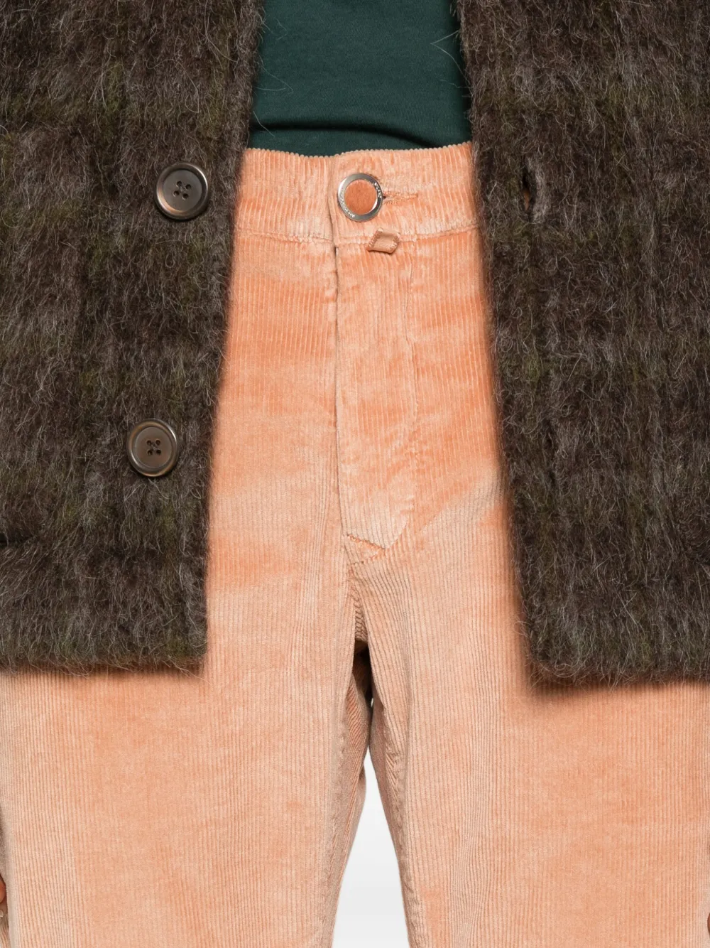 Jacob Cohen Straight Leg Tailored Trousers With In Pink